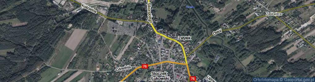 Zdjęcie satelitarne Krótka ul.